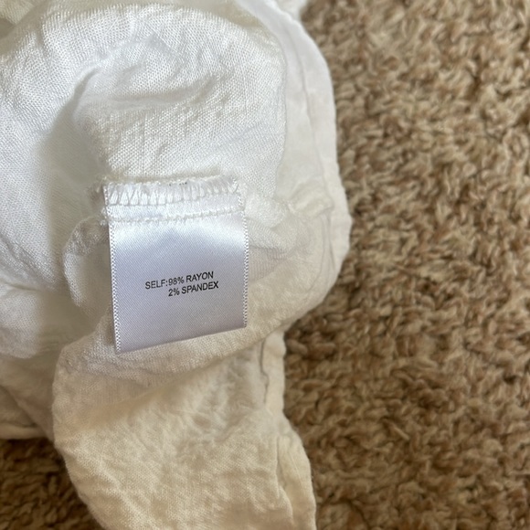 Jane and Delancey white sleeveless top - Picture 6 of 8